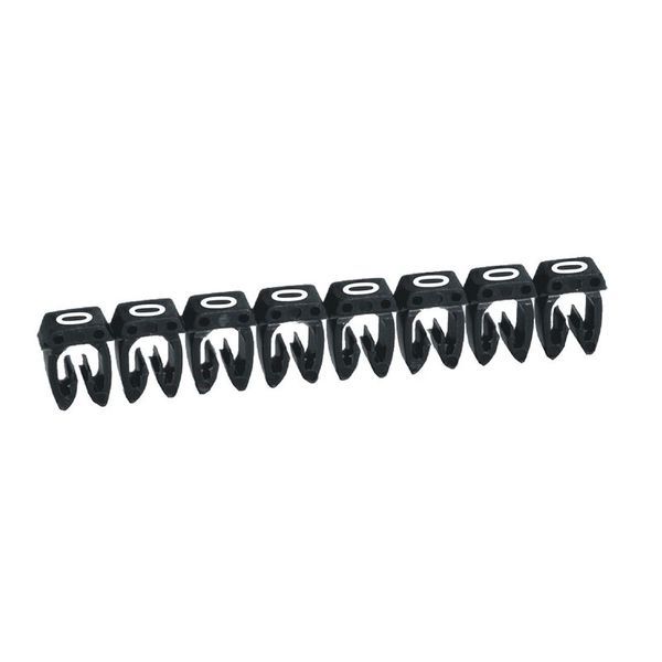Repère Cab 3 Pour Filerie 4Mm² À 6Mm² Avec Chiffre 0 Noir legrand 038230