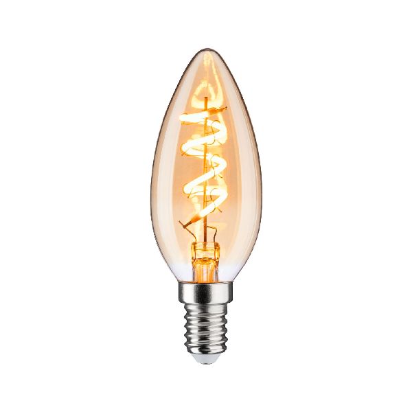 LED Vintage bougie 150lm 4W 2500K doré E14 230V