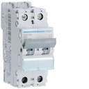 Disjoncteur 25A 2P 6-10kA Courbe B 2modules NEN225