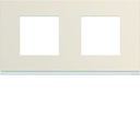 Plaque de finition Gallery 2 poste Dune entraxe 71 mm WXP0312