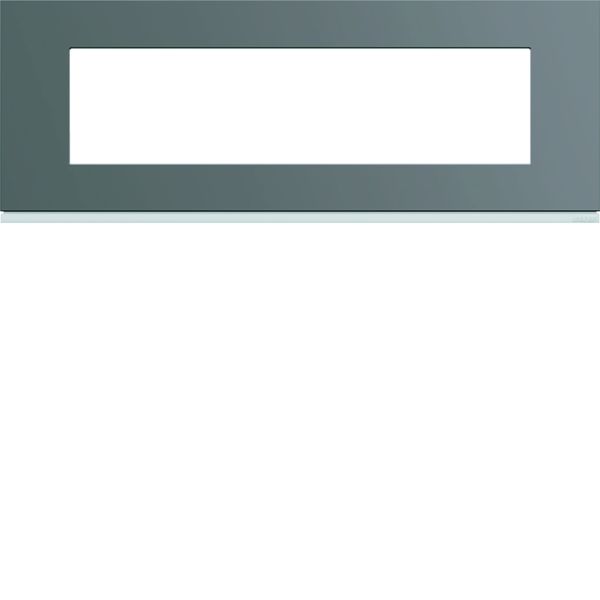 Plaque de finition Gallery 8 modules Taupe entraxe 71 mm WXP0908