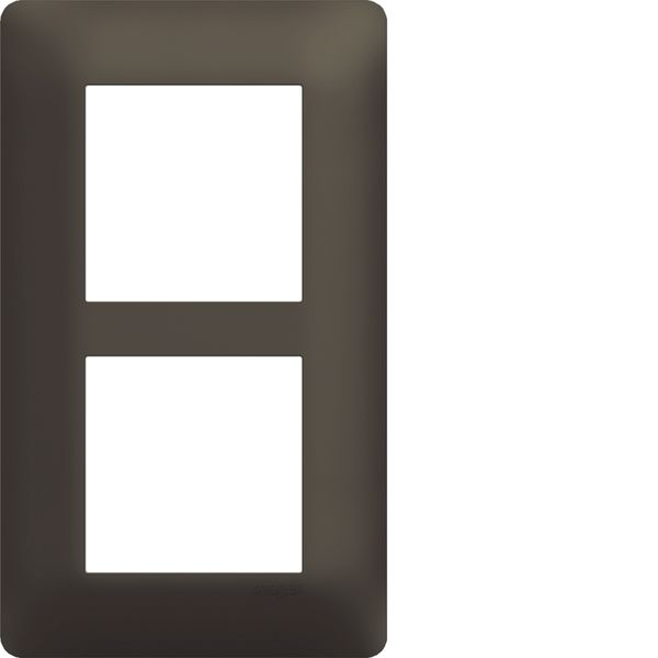 Plaque de finition Essensya 2 postes Terra entraxe 57 mm WE576