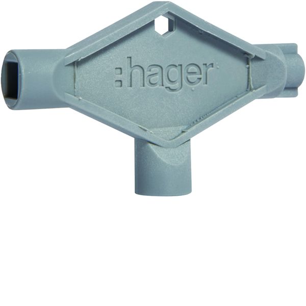 Clé triangle + carré + double barre pour armoire quadro+ FZ850