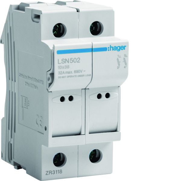 Coupe-circuit 2P 32A 690V L38 2 modules LSN502
