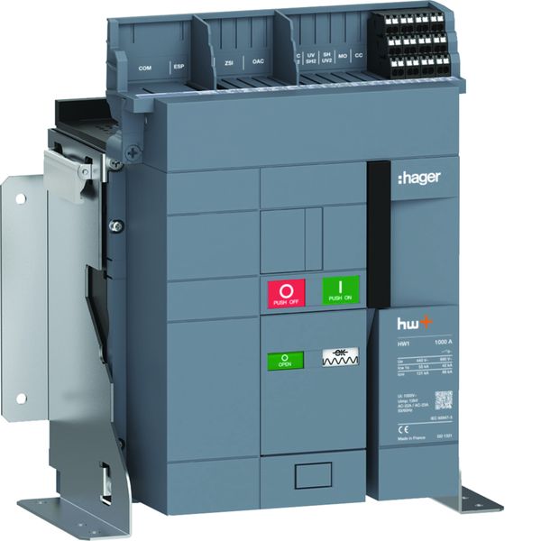 Interrupteur Ouvert HW1 1000A 3P Fixe HW1W310FS