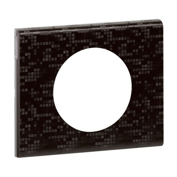 Plaque Matiere 1P Cuir Pixel legrand 069451