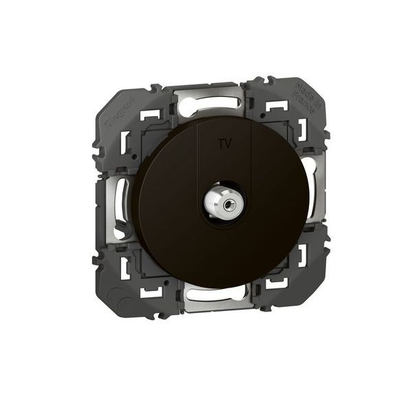 Dooxie Prise Tv Type F Noir Composable legrand 095283