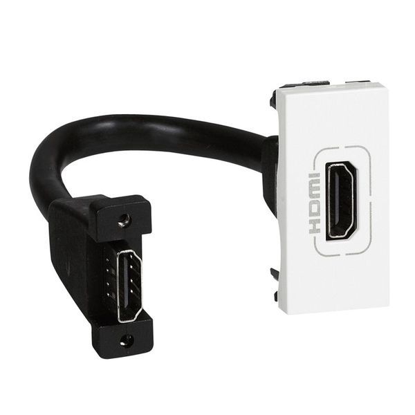 Prise Hdmi Typea Version 1.4 Préconnectorisée Mosaic 1 Modul legrand 078778