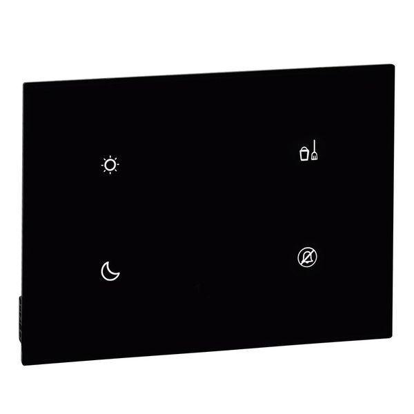 Commande Tactile 2 Scénarios Pour Chambre D'Hôtel Noir legrand 048777