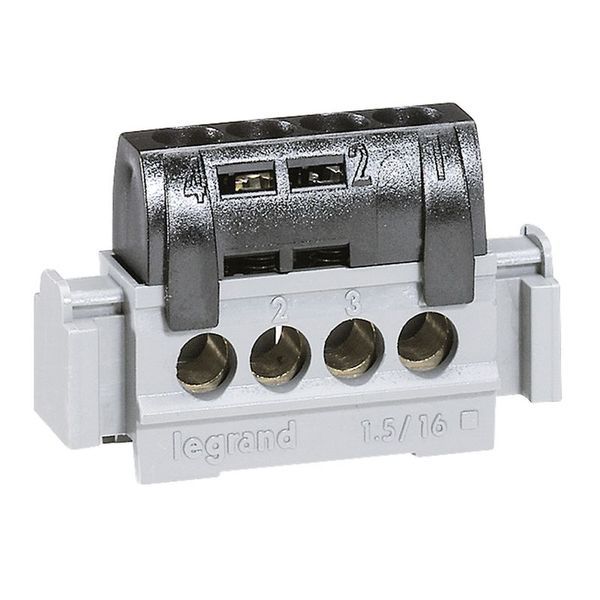 Bornier De Répartition Isolé Ip2X Phase – 4X1,5Mm² À 16Mm² N legrand 004850