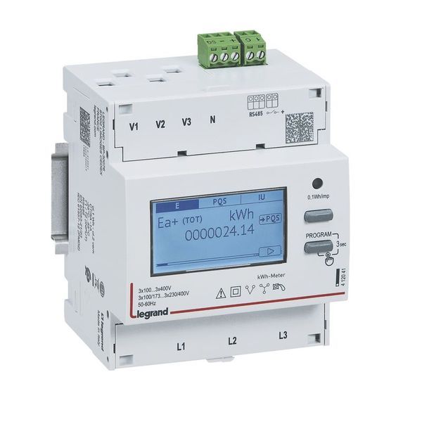 Compteur Modulaire 3P Emdx³ Non Mid Raccordement Ti 5A Sorti legrand 412041