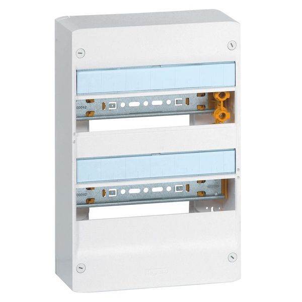 Coffret Drivia 13 Modules 2 Rangées Ip30 Ik05 Blanc Ral900 legrand 401212