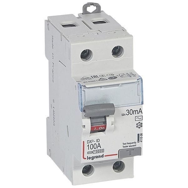 Dx3 Inter Differentiel 2P 100A Ac 30Ma legrand 411508