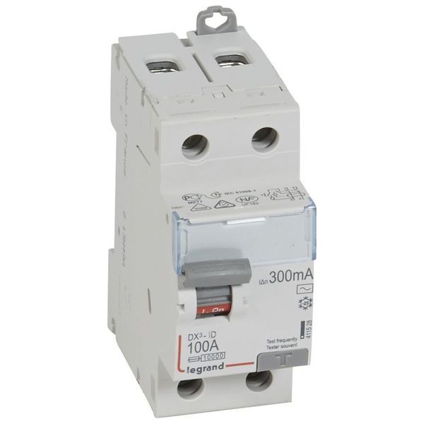 Dx3 Inter Differentiel 2P 100A Ac 300Ma legrand 411528