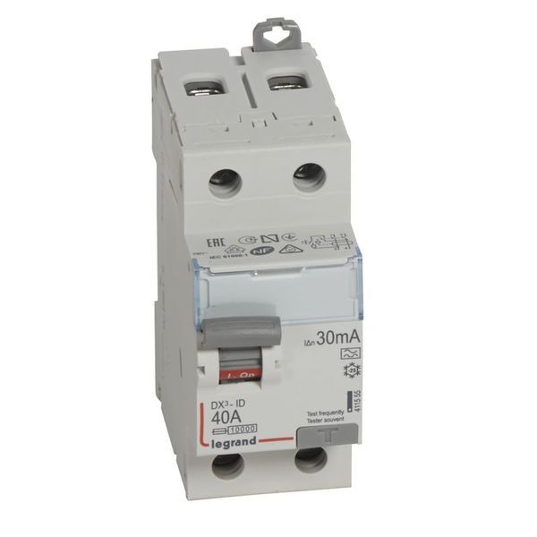 Inter Diff Dx³-Id Arrivées Haut/Départ Bas Vis 2P 230V~ 40A legrand 411555