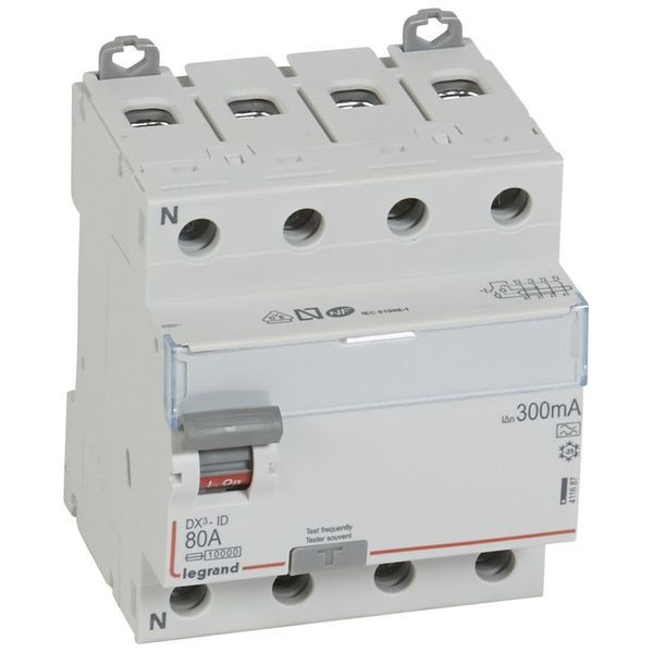 Dx3 Inter Differentiel 4P 80A A 300Ma N Gauche legrand 411687