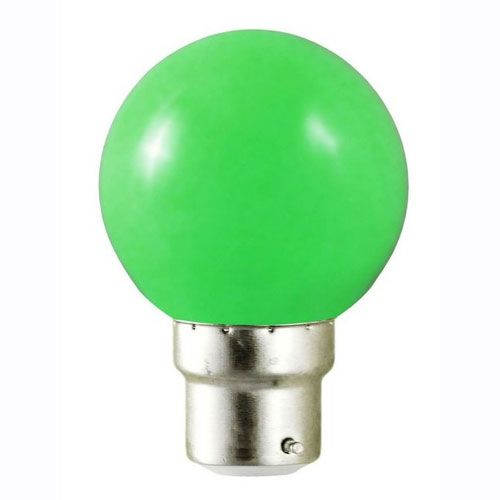 LED sphérique B22 1W VERT 230V - L02463