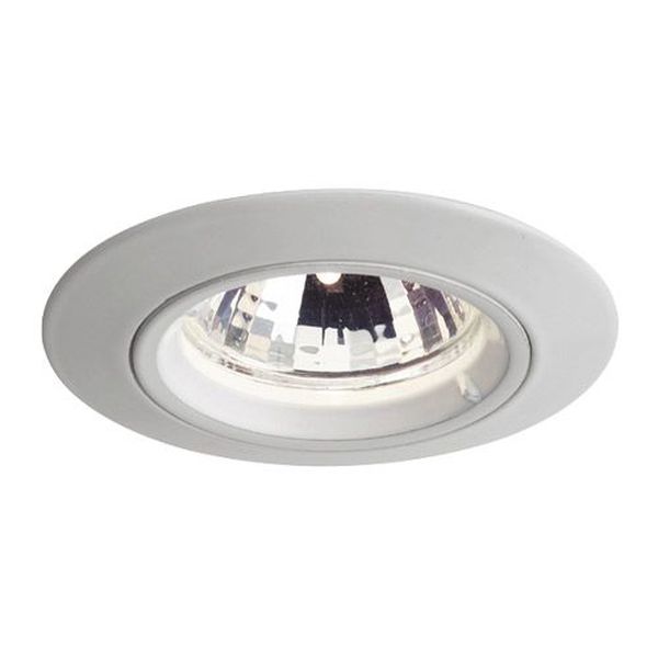 MR16C Encastré fixe blanc,12V 50W (ampoule et alim non inclus) 