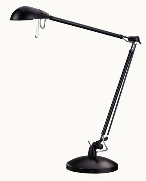 Lampe de bureau noir articule G6,35 35/50W INTIMUS