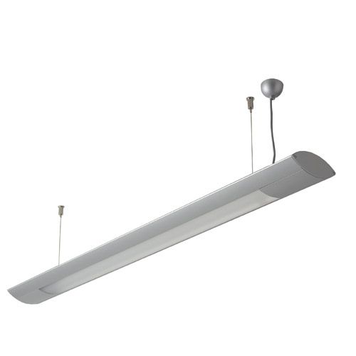 Suspension gris argent 21W T5 Fluorescent 230V