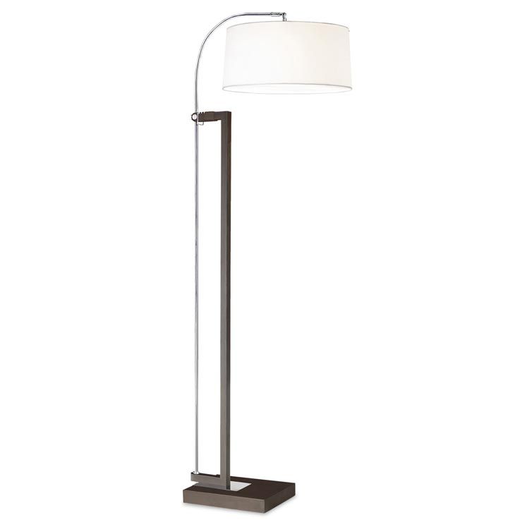 Lampadaire extend 0 e27 60 chrome marron 25-2860-Y2-14