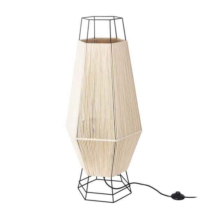 Lampadaire legato 1 x e27 10 noir beige 25-5931-05-20