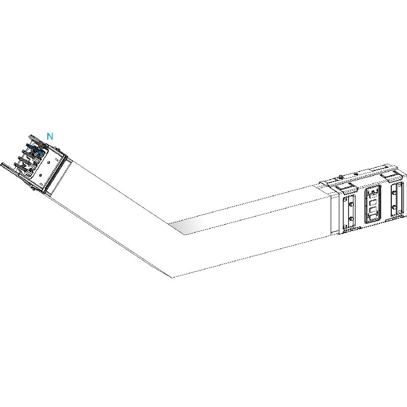 Canalis KSA - Coude spé. vert. 1000A - vers haut 9 KSA1000DLE43B