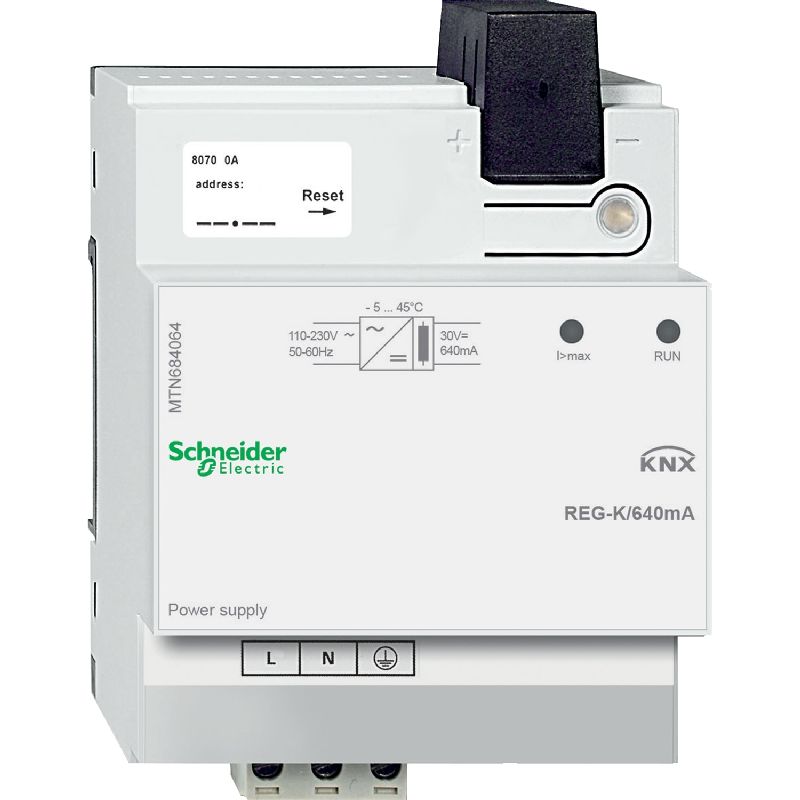 KNX - alimentation de bus - 640mA max - 64 partici MTN684064