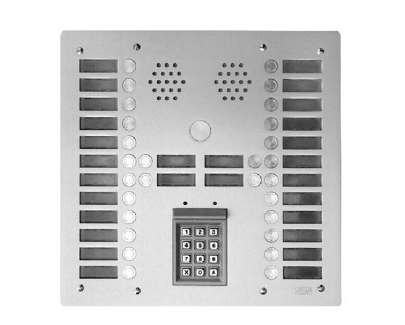 Plaq Alu 6Mm 4R 32T + S30 Ecla Urmet 7774/32C