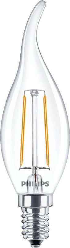 CorePro LEDCandle Filament 2-25W E14 2700K Coup de vent 377592 Philips