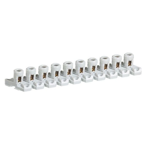 [LEG098400] Borne De Rac. 10 Bornes 2X6Mm2 legrand 098400