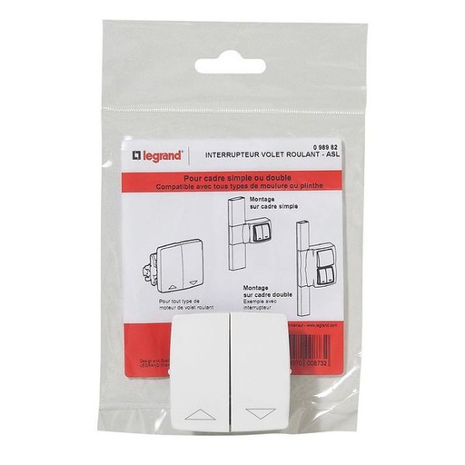 [LEG098982] Dble Vv Vr Composable Saillie legrand 098982