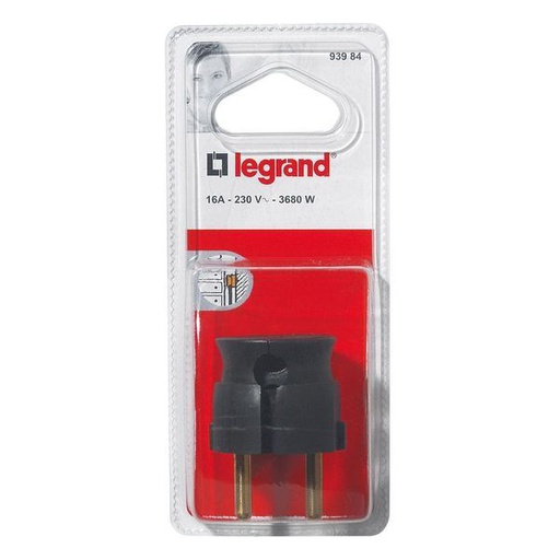 [LEG093984] Fiches 2P 16A Classe Ii Extra Plate Plast Ique Sortie Latera legrand 093984