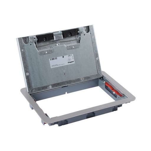 [LEG088003] Couvercle Métal Revêtement Inox Boite De Sol Version Standar legrand 088003