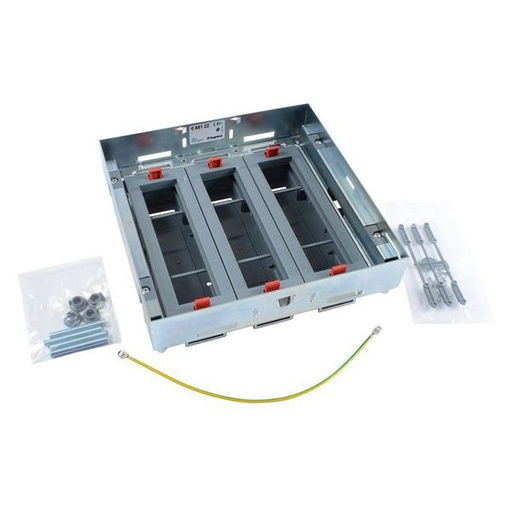 [LEG088122] Kit 3 Paniers Horizontaux 3X8M Vides Boite Affleurante 16/24 legrand 088122