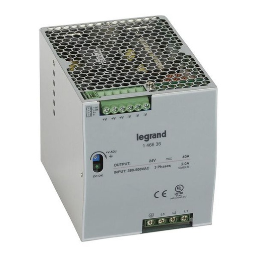 [LEG146636] Alimentation Stabilisée À Découpage Triphasée 3X380 À 3X500V legrand 146636
