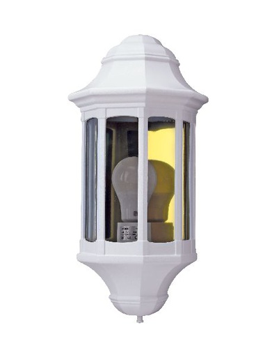 [ARI1943] Mura - applique mur ext. ip44 ik08, blanc, e27 77w max., lampe non inc - 1943