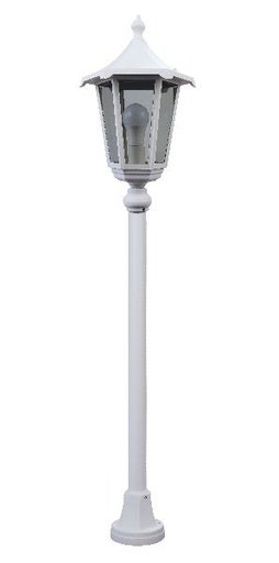 [ARI3046] Monaco - lant. mat ip43 ik02, blanc, e27 100w max., lampe non incl., h - 3046