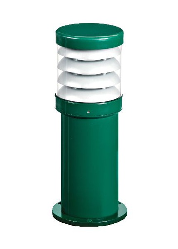 [ARI3124] Polo - borne ext. ip65 ik07, vert, e27 70w max., lampe non incl., haut - 3124