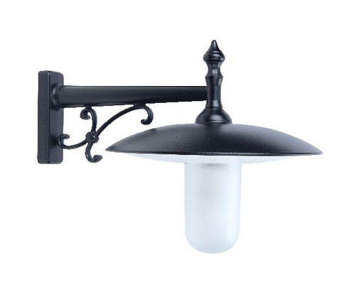 [ARI4070] Toscane - applique mur ext. ip44 ik02, noir, e27 57w max., lampe non i - 4070