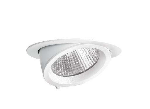 [ARI50125] Randy 3 - downlight rond, orientable, blanc, 70°, led intég 34w 4000k - 50125