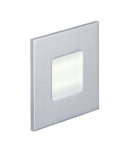 [ARI50263] Baliz 2 - encastré mur carré, fixe, gris, led intég. 0,92w 2400k 52lm - 50263