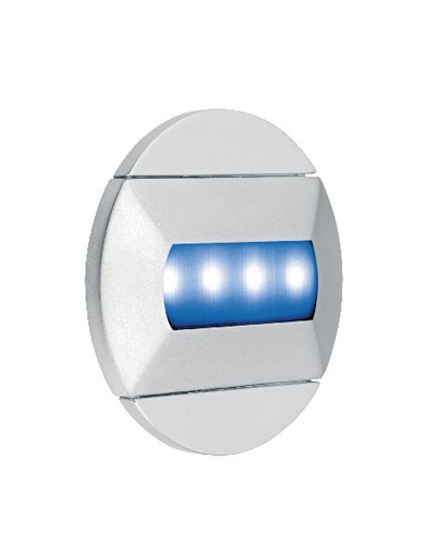 [ARI50414] Baliz - encastré mur rond, fixe, gris, led intég. 0,46w bleu - 50414