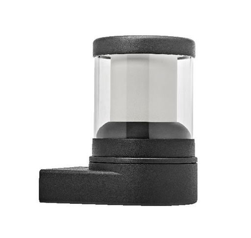 [ARI50614] Polo led - appl. mur ext. ip64 ik07, graphite, led intég. 10w 4000k 79 - 50614