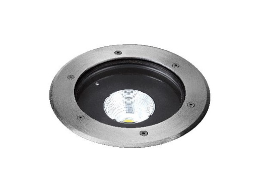 [ARI50642] Tecnisol 200 - enc.sol ext. ip67 ik10, rond, inox, led 20w 60° 3000k 1 - 50642