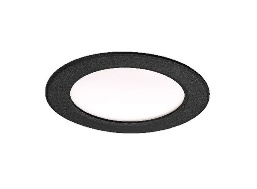 [ARI50704] Flat-iso-downlight ip20/65 recouvr., fixe, noir, led 20w 1700lm 3000/4 - 50704