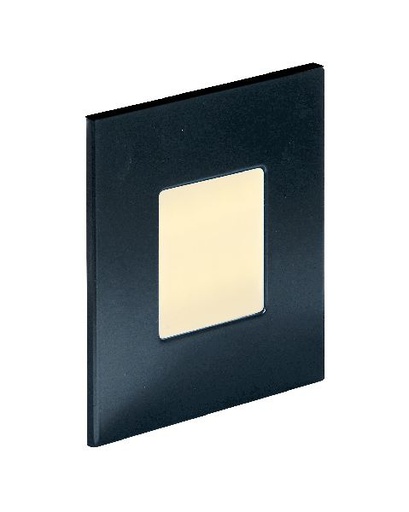 [ARI50901] Baliz 2 - encastré mur carré, fixe, noir, led intég. 0,92w 2400k 52lm - 50900