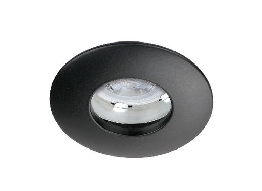 [ARI51190] Hidro -enc.gu5,3, ip20/65, cl.2, vol.1, noir, lpe led 6w 3000k 460lm incl. - 51189