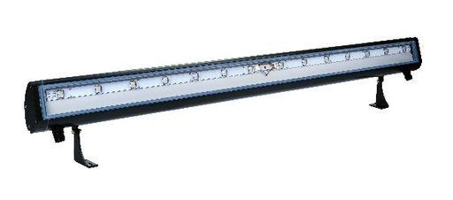 [ARI5465] Zuro -applique ext. ip65 ik07 basc., noir, led intégré 18w 4000k 1400l - 5465