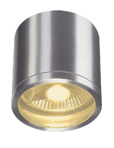 [DC1000332] ROX, plafonnier extérieur, alu brossé, GU10/QPAR111, 50W max, IP44 1000332